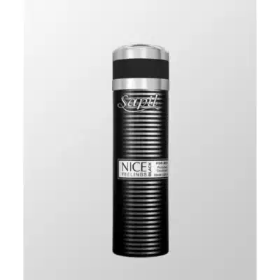 Sapil Nice Feeling Black For Men Perfumed Deodorant 200ML