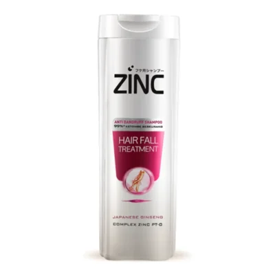 Zinc Anti Dandruff Shampoo Hair Fall Treatment Japanse Ginseng 340ML