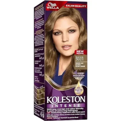 Koleston Intence Wella Hair Color 307.1 Medium Ash Blonde