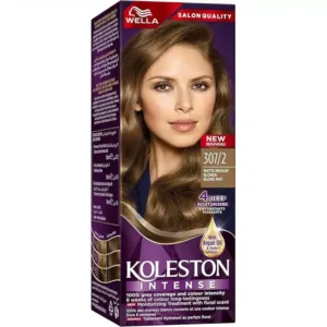 Koleston Intence Wella Hair Color 307.2 Matte Medium Blonde