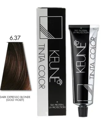 keune Tinta Color 6.37 Dark Expresso Blonde Gold Violet
