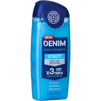 Denim Vitality Body And Face Wash 250ML