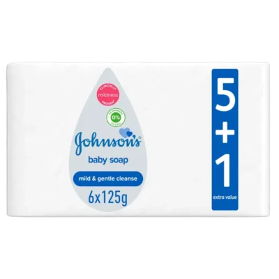 Johnson baby Soap Mild Gentle Cleanse 125G 6 Packs