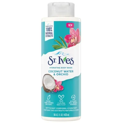 St Ives Body Wash Coconut Water And Orchid 473ML