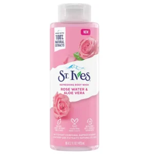 St Ives Body Wash Rose Water And Aloe Vera 473ML