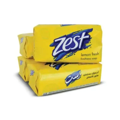 Zest Lemon Freshness Soap Bar 175G 4 Packs