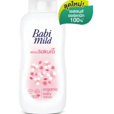 Babi Mild White Sakura Organic Baby Lotion 180ML