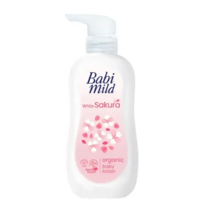 Babi Mild White Sakura Organic Baby Lotion 350ML