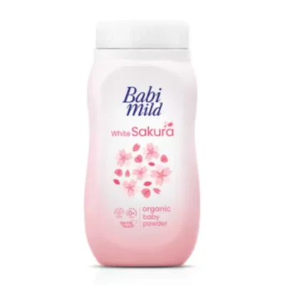 Babi Mild White Sakura Organic Baby Powder 45G