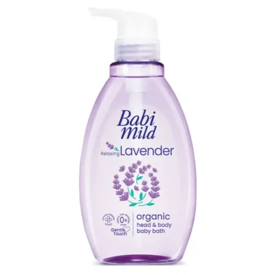 Babi mild Relaxing Lavender Organic Head Body Baby Bath