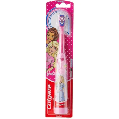 Colgate Tooth Brush Kids Barbie Battery Operate Extra Soft