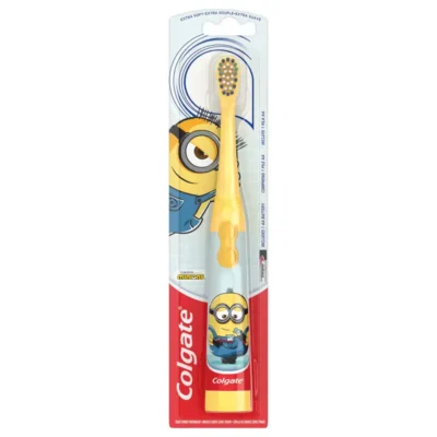 Colgate Tooth Brush Kids Minions Battery Operate Extra Soft