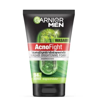 Garnier Men WASABI AcnoFight Wasabi Brightening Foam 94% 100ML