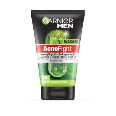 Garnier Men WASABI AcnoFight Wasabi Brightening Foam 94% 100ML