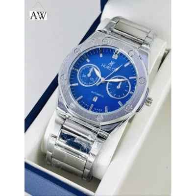 Hublot Men's Wear Date Working, Push Lock, Heavy Chain Blue