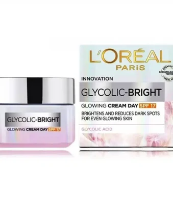 Loreal Glycolic Bright Glowing Cream SPF 17 Day 50G