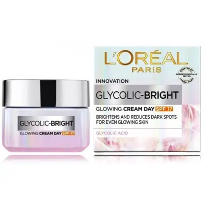 Loreal Glycolic Bright Glowing Cream SPF 17 Day 50G