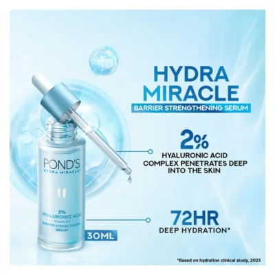 Ponds Hydra Miracle 2% Hyaluronic Acid Serum 30ml