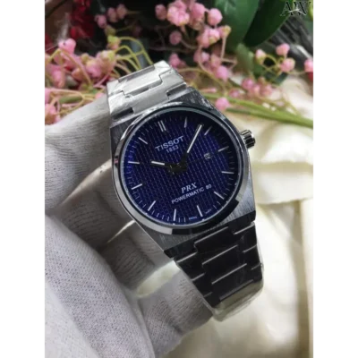 TISSOT 1853 PRX MODEL MASTER LOCK DATE JUST S.Blue