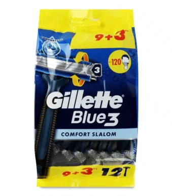 Gillette Blue3 Comfort Slalom 12 Pack Razors