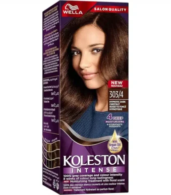 Koleston Intence Wella Hair Color 303.4 HYPNOTIC Dark Chestnut