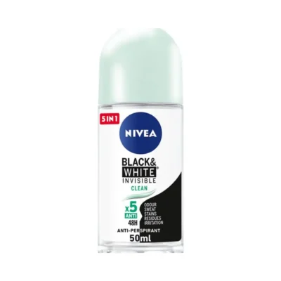 Nivea Black White Invisible Clean Roll On 50ML