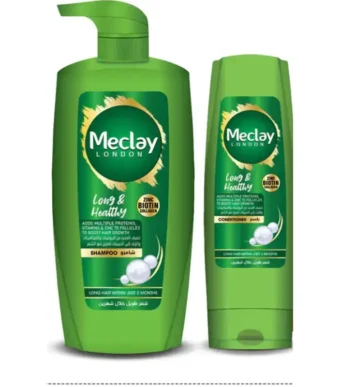 Meclay London Long Healthy Shampoo 660ML Pump With Conditioner 180ML