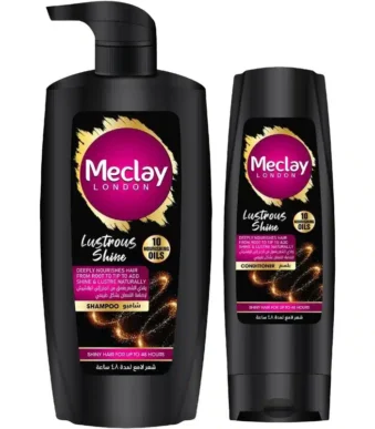 Meclay London Lustrous Shine Shampoo 660ML Pump With Conditioner 180ML
