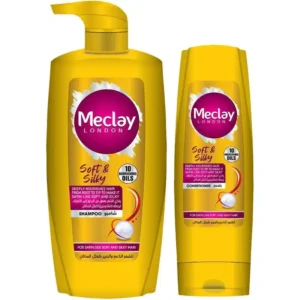 Meclay London Soft Silky Shampoo 660ML Pump With Conditioner 180ML