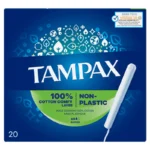 Tampax Non Plastic Super Tampons Applicator x20