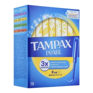 Tampax Pearl 3X Comfort Regular Tampons Applicator x18