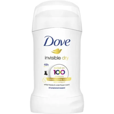 Dove Invisible Dry White Freesia Violet Flower Scent Antiperspirant Deo Stick 40G