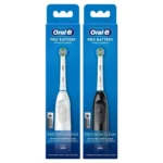 Oral-B Pro Battery Power Brush Precision Clean - White-Black Pair