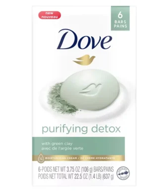 Dove Beauty Bar Purifying Detox Soap Pack-6