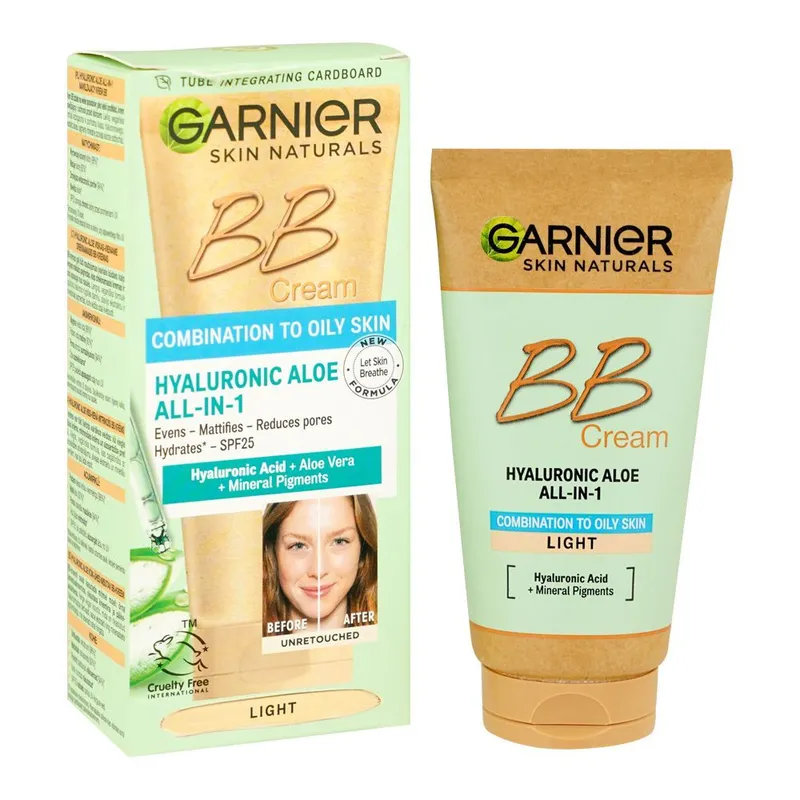 Garnier BB Cream Combination To Oily Skin Light 50ML Garnier BB Cream Combination To Oily Skin Light 50ML