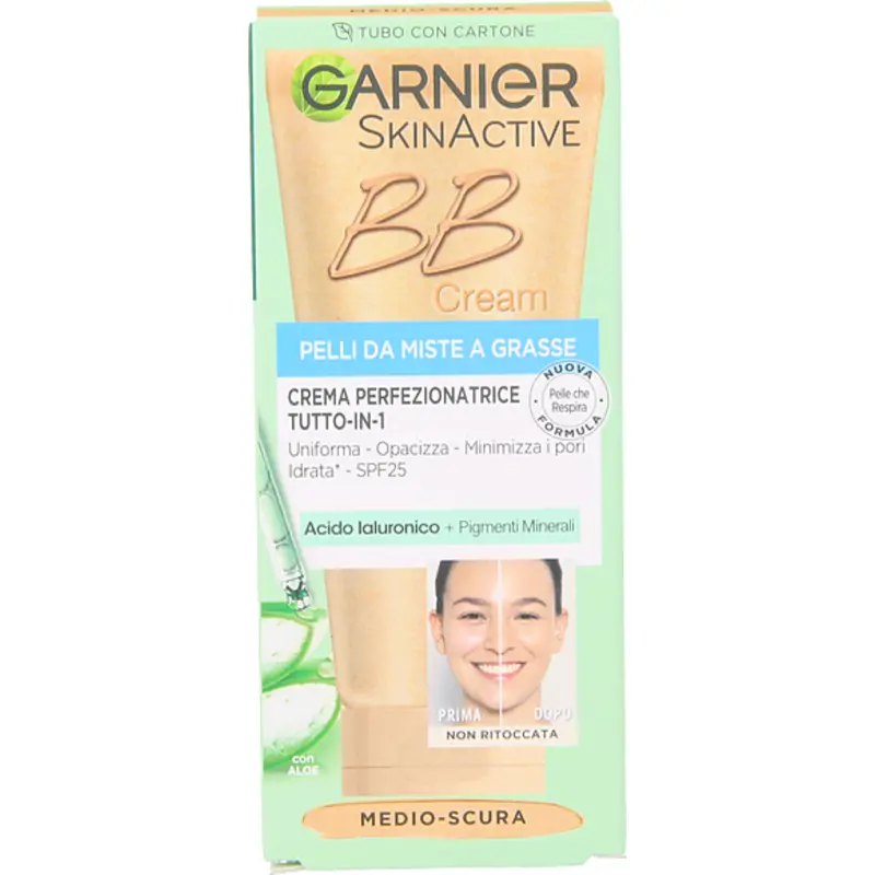 Garnier BB Cream Pelli Da Miste A Grasse Medio-Scura 50ML Garnier BB Cream Pelli Da Miste A Grasse Medio-Scura 50ML