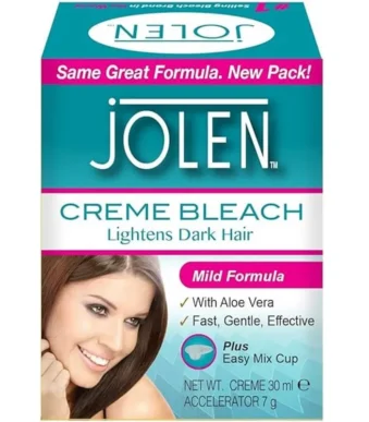 Jolen Creme Bleach Lightens Dark Hair Mild Formula 30ML