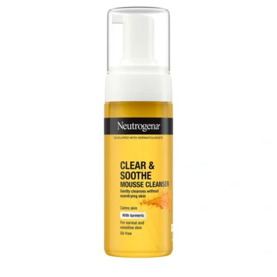 Neutrogena Clear Soothe Mousse Cleanser Calms Skin 150ML