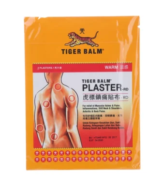 Tiger Balm 2 Plasters Warm 7X10Cm