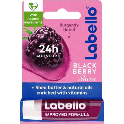 Labello Black-Berry Shine lip Balm Stick 4.8g