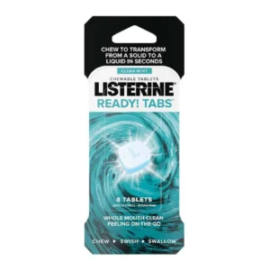 Listerine Shewable Tablets Clean Mint Ready! Tabs-8