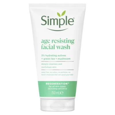 Simple Age Resisting Facial Wash Regeneration 150ML