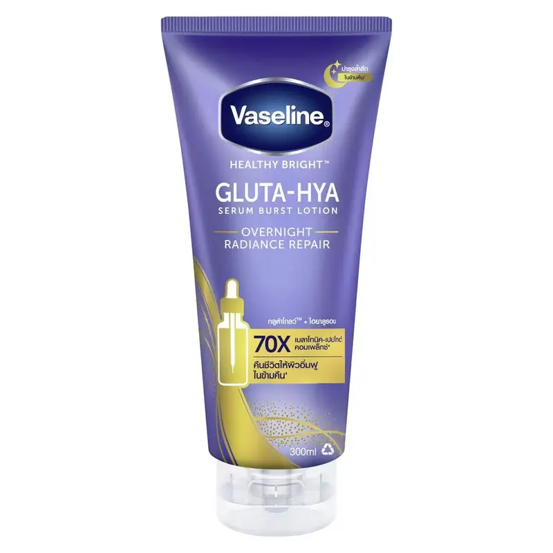 Vaseline Gluta-Hya Serum Brust Lotion Overnight Radiance Repair 300ML Vaseline Gluta-Hya Serum Brust Lotion Overnight Radiance Repair 300ML