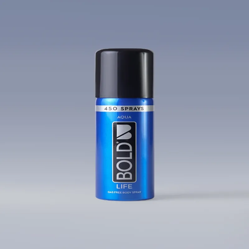 Bold Life Aqua Gas Free Body Spray 50ML Bold Life Aqua Gas Free Body Spray 50ML