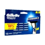Gillette Mach3 Turbo Shave Blades 12-Packs
