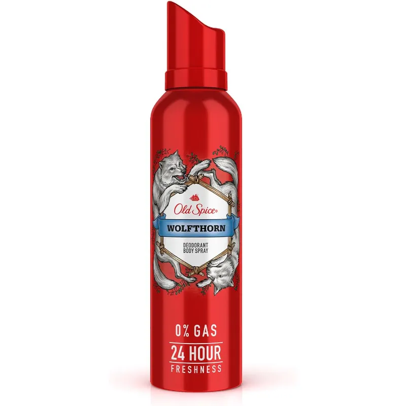 Old Spice Wolfthorn Deodorant Body Spray 0% Gas 140ML Old Spice Wolfthorn Deodorant Body Spray 0% Gas 140ML
