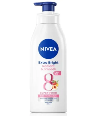 Nivea Extra Bright Radiant And Smooth Super Food Body Lotion 380ML