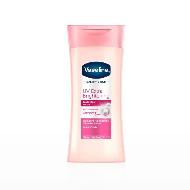 Vaseline Healthy Bright UV Extra Brightening GlutaGlow Body Lotion 200ML Vaseline Healthy Bright UV Extra Brightening GlutaGlow Body Lotion 200ML