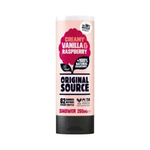 Creamy Vanilla And Raspberry Original Source Shower Gel 250ML