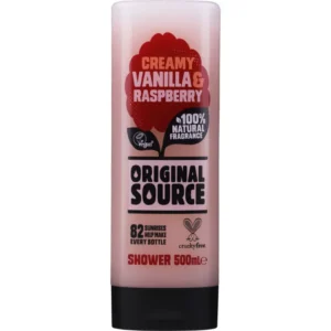 Creamy Vanilla And Raspberry Original Source Shower Gel 500ML